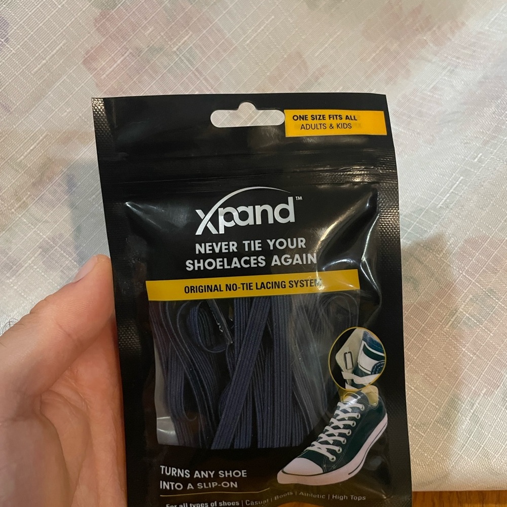 Xpand No-Tie Shoelaces - Navy Blue